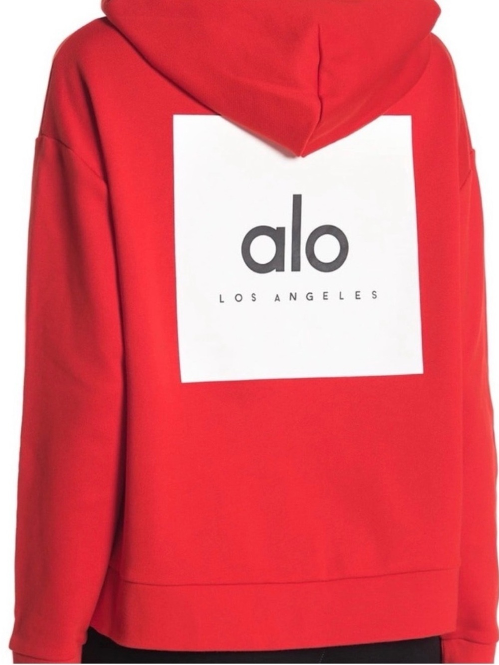 Alo New York Vaunt Hoodie- Cherry pop- Small- EUC